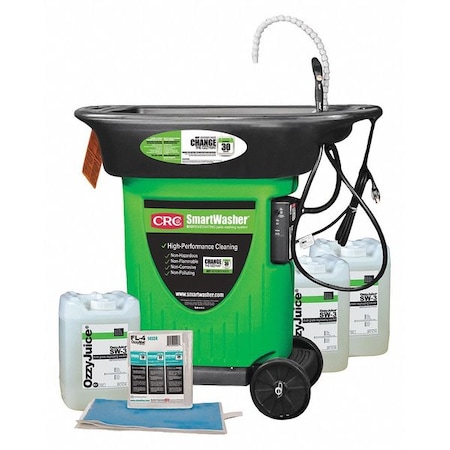 Smartwasher Parts Washer, 15 gal.Drum, 400lb.Load 14744