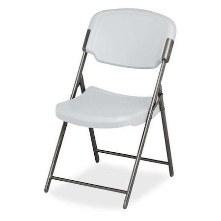 Iceberg Rough n Ready Classic Folding Chair, Platinum Granite/Charcoal, 4 PK 64033