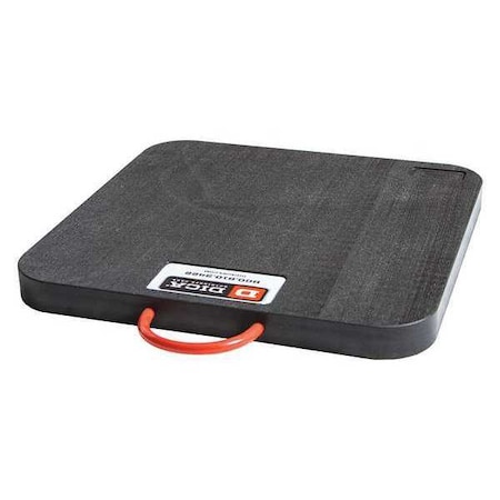 Safety Tech Outrigger Pad Crane Pad, UHMW, HDPE, 24 in L, 2 in Thick PAD24242