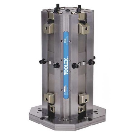 Toolex Vise, 8 Station, 22-21/32 in. H, Precision RWS6008