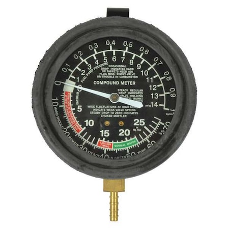 Westward Pressure/Vacuum Gauge AMC083A-1