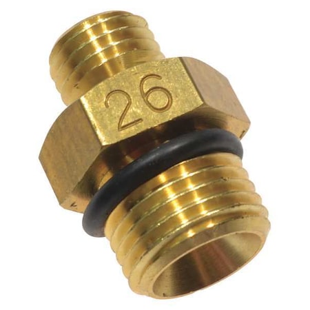 Westward Adapter, m16x15 Male-m12x15 Male AMC086A-26