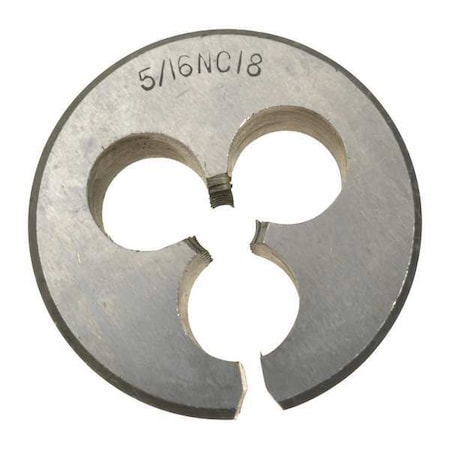 Zoro Select AlloySteelDie1-1/2"Width, 5/16-18UNC CCT1060-87