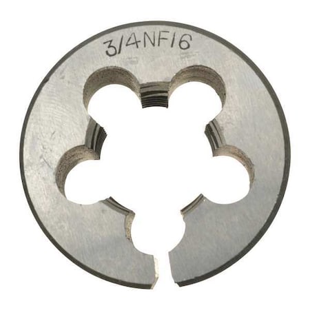 Zoro Select Alloy Steel Die, 3/4-16 UNF CCT1060-65