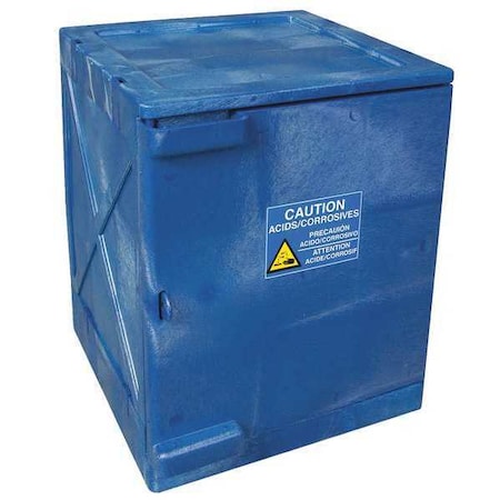 Eagle Mfg Hazardous Material Storage Cabinet, 4 gal, 2 Shelves, Polyethylene, 18 in W x 22 in H x 18 in D M04CRA