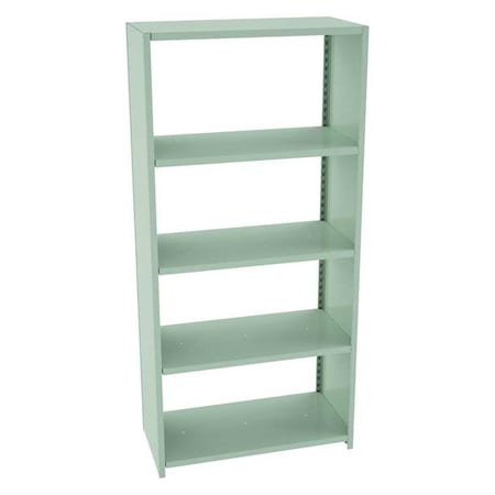 Tennsco Boltless Shelving Unit, 18"D x 36"W x 76"H, 5 Shelves, Steel LS-5-3618-6