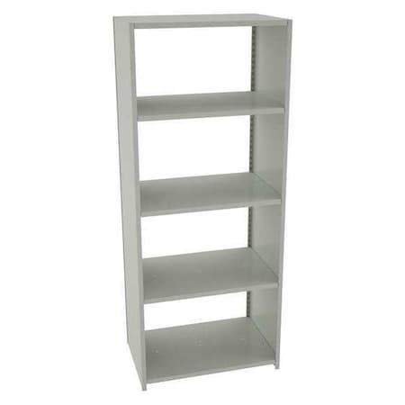 Tennsco Boltless Shelving Unit, 24"D x 36"W x 88"H, 5 Shelves, Steel LS-5-3624-7