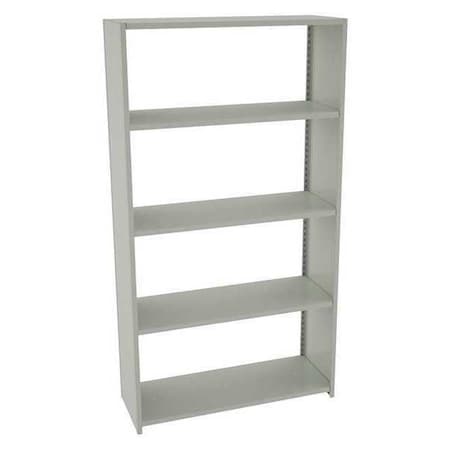 Tennsco Boltless Shelving Unit, 18"D x 48"W x 88"H, 5 Shelves, Steel LS-5-4818-7