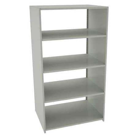 Tennsco Boltless Shelving Unit, 36"D x 48"W x 88"H, 5 Shelves, Steel LS-5-4836-7