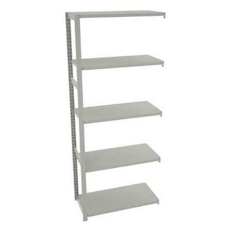 Tennsco Boltless Shelving, 18"D x 36"W x 88"H, 5 Shelves, Steel TO-5-3618-7