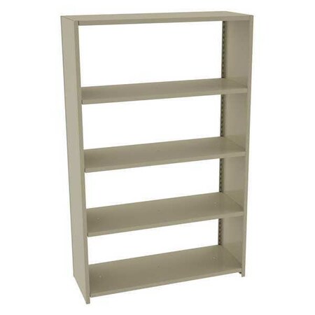 Tennsco Boltless Shelving Unit, 18"D x 48"W x 76"H, 5 Shelves, Steel LS-5-4818-6