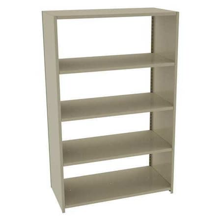 Tennsco Boltless Shelving Unit, 24"D x 48"W x 76"H, 5 Shelves, Steel LS-5-4824-6