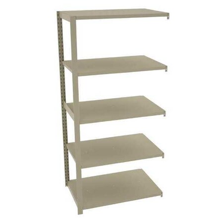 Tennsco Boltless Shelving, 24"D x 36"W x 76"H, 5 Shelves, Steel TO-5-3624-6