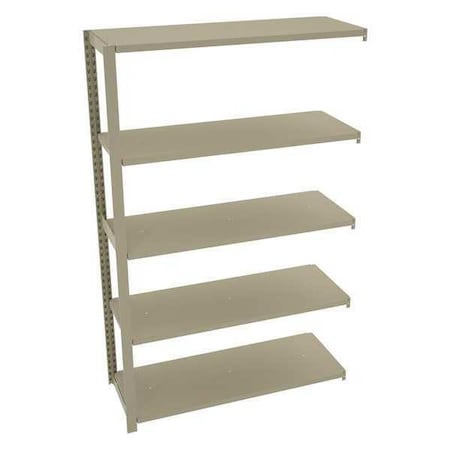 Tennsco Boltless Shelving, 18"D x 48"W x 76"H, 5 Shelves, Steel TO-5-4818-6