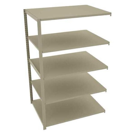 Tennsco Boltless Shelving, 36"D x 48"W x 76"H, 5 Shelves, Steel TO-5-4836-6