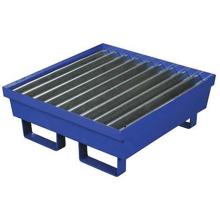Eagle Mfg Spill Pallet, 17 gal Spill Capacity, 1 Drums, 1,000 lb Load Capacity, Steel 1611ST