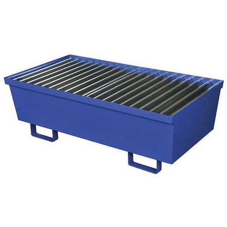 Eagle Mfg Spill Pallet, 74 gal Spill Capacity, 2 Drums, 2,000 lb Load Capacity, Steel 1620ST