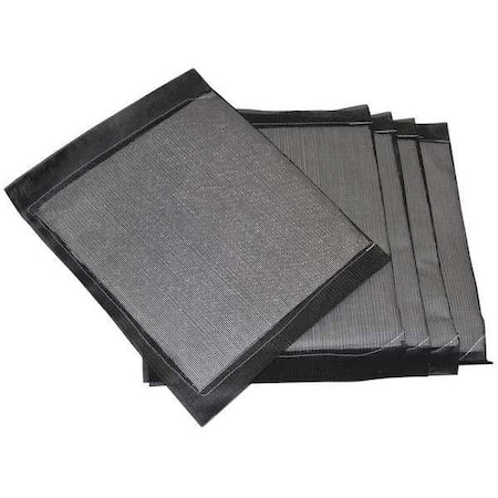 Eagle Mfg Sorbent Pad, Fuels, 2 gal Vol Absorbed per Pkg, 24 in x 36 in, Gray, PVC Coated Fabric T8341RP