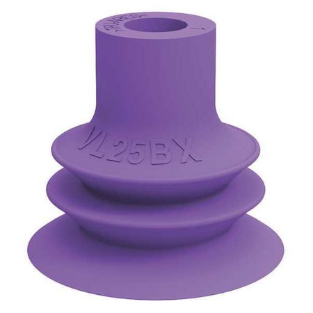 Piab Suction Cup, Purple, 22.5mm H, PK5 VL25BX