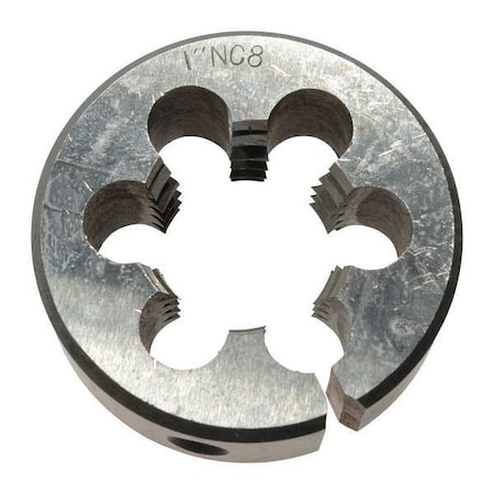 Zoro Select Alloy Steel Die, 1-8 UNC CCT1060-55