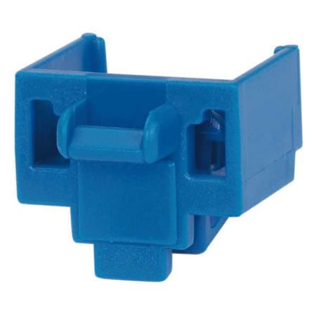 Panduit Network Blackout Jack, Copper, Blue, Pk10 PSL-DCJB-BU