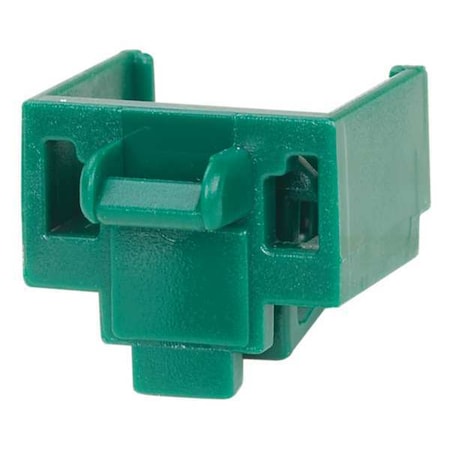 Panduit Network Blackout Jack, Copper, Green, Pk10 PSL-DCJB-GR