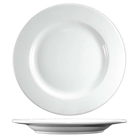 Iti Round Plate, White, 11x11 In DO-211