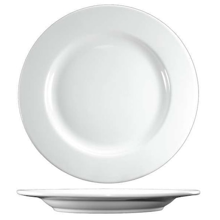 Iti Round Plate, White, 14x14 In DO-214