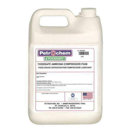 Petrochem Compressor Oil, 1 gal., Jug, Mineral Oil FS AMMONIA COMPRESSOR FG-68-001