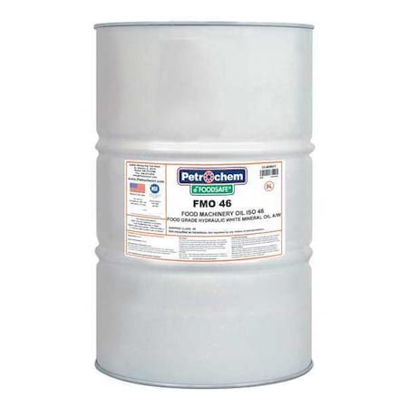 Petrochem 55 gal Drum, Hydraulic Oil, 46 ISO Viscosity, 15W SAE FMO 46-055