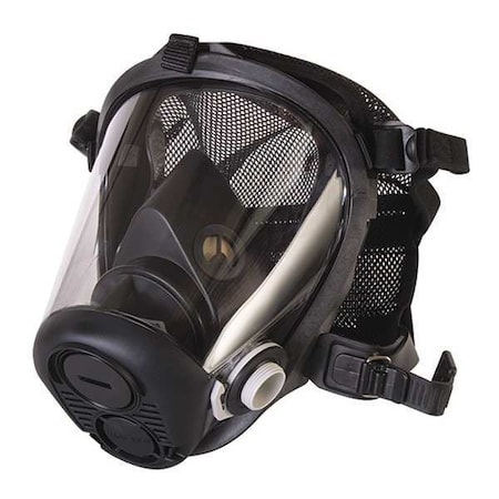 Honeywell North RU6500, Full Face Respirator, Silicone, 5 Suspension Points, L Mask Size, Not Rated RU65002L