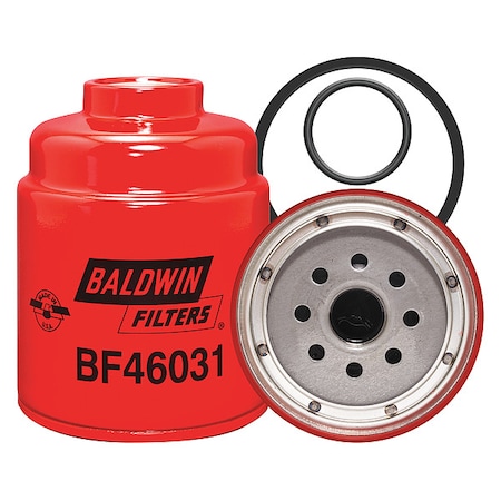 Baldwin Filters Fuel Filter, Spin-On Filter Design BF46031