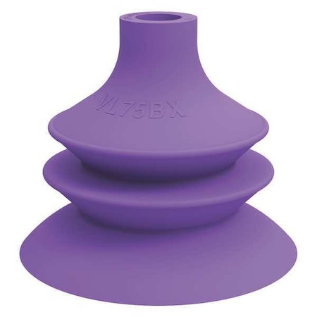 Piab Suction Cup, Purple, 72mm Dia., PK5 VL75BX