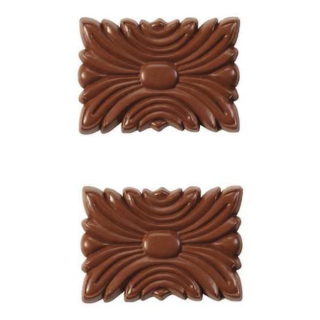 Mirredge Seam Plates, 3 in L, 1 1/2 in W, 1/4 in H, Royal Oak 63502