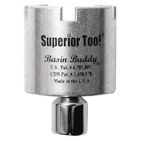 Superior Tool Universal Faucet Wrench, 3/4 to 1-1/8", Aluminum 3825