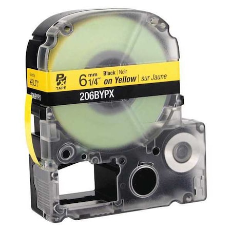 Epson Label Cartridge, Black on Yellow, Labels/Roll: Continuous 45WA10