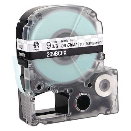 Epson Label Cartridge, Black on Clear, Labels/Roll: Continuous 45WA14