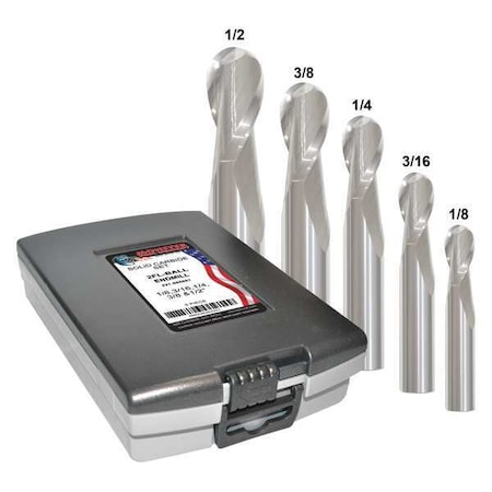 Zoro Select End Mill, 2 Flutes, Bright 221-888881