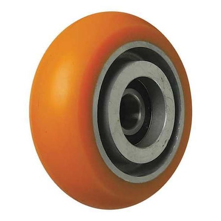 Zoro Select Caster Wheel, Polyurethane, 4 in., 400 lb. CDP-G-82