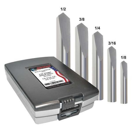 Zoro Select Spade Drill, Solid Carbide 400-888881