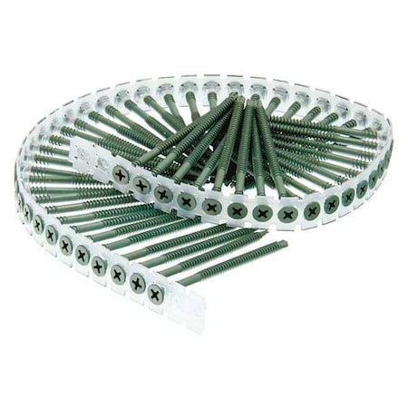 Duraspin Drywall Screw, #8 x 2-53/64 in, Steel, Flat Head Phillips Drive, 1000 PK 08C300WK