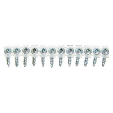 Duraspin Drywall Screw, #8 x 1-1/4 in, Steel, Flange Round Head Square Drive, 4000 PK 08X125CBACTS