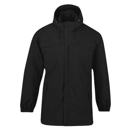 Propper Jacket, 100% Nylon/100% Polyester, zipper, Black, R/L F543675001L2
