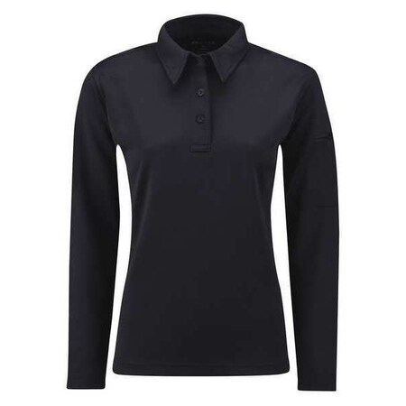 Propper Tactical Polo Shirt, 6% Spandex, 94% Polyester, Button, No Pocket(s), Navy, XS F535772450XS