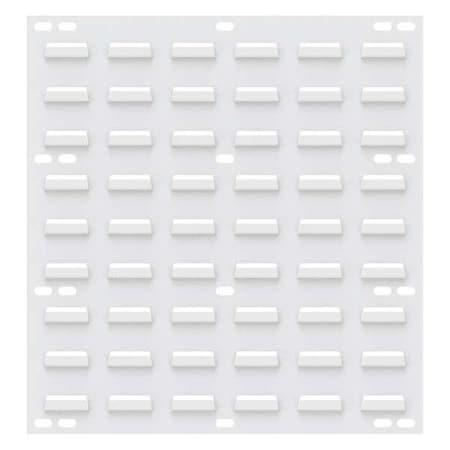 AKRO-MILS Steel Louvered Panel, 18 in W x 5/16 in D x 20 in H, White 30618TEXWHT