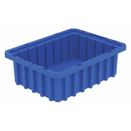 Akro-Mils Divider Box, Blue, Industrial Grade Polymer, 0.12 cu. ft. Volume Capacity 33103BLUE