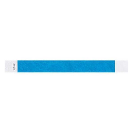 Identiplus ID Wristband, Adhesive, Blue, 1 in. W, PK500 T2-05