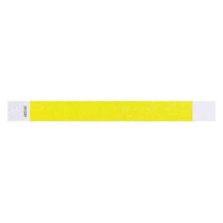 Identiplus ID Wristband, Adhesive, Yellow, 1in W, PK500 T2-02