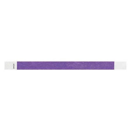 Identiplus ID Wristband, Adhesive, Purple, PK500 T3-08