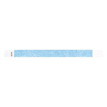 Identiplus ID Wristband, Adhesive, Sky Blue, PK500 T3-22
